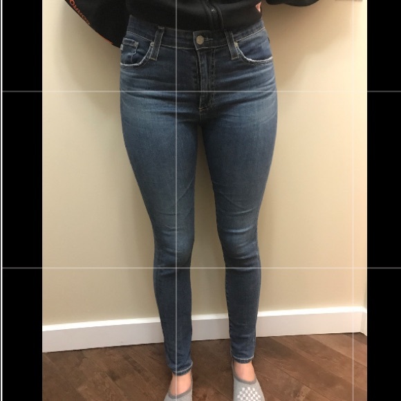 Ag Adriano Goldschmied Denim - AG The Farrah Skinny Ankle High Rise Jeans